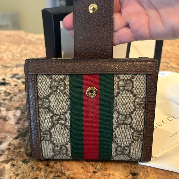 Gucci Ophidia GG Supreme Wallet - Picture 4 of 14